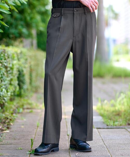 DRESSTERIOR(ドレステリア)の「【セットアップ可】クリアーカルゼ SET UP ワイドパンツ(その他パンツ・メンズ・グレー/ブラック・76/85/82/79)」の2枚目の写真