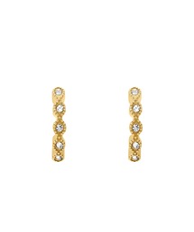FOSSIL（フォッシル）の「フォッシル アクセサリー レディース ピアス ゴールド JF04913710（ピアス（両耳用））」