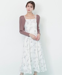 花柄ワンピース　膝丈ワンピース　ジルバイジルスチュアート JILL by JILL STUART｜ジル バイ ジル スチュアートのワンピース