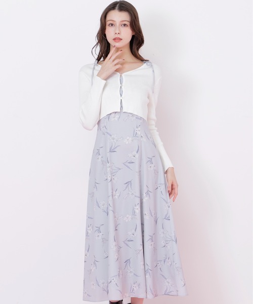 ◇花柄キャミワンピースカーデSET（ワンピース）｜JILL by JILL