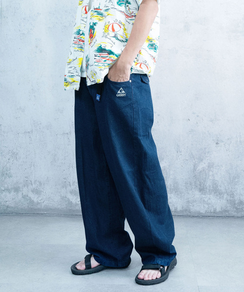 GERRY(ジェリー)の「【GERRY】デニム クライミングパンツ(デニムパンツ・メンズ・ブルー/ワンウォッシュ/グレー/ブラック・SMALL/MEDIUM/LARGE/X-LARGE)」の4枚目の写真