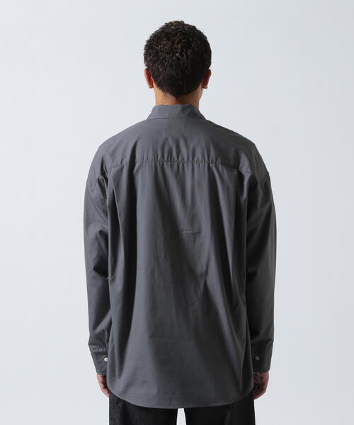 Toironier(トワロニエ)の「Toironier/トワロニエ/2Button Skipper Shirts(シャツ/ブラウス・メンズ・チャコールグレー/ブラック/ブルー・1/2)」の17枚目の写真