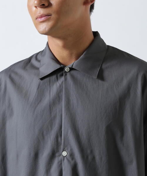 Toironier(トワロニエ)の「Toironier/トワロニエ/2Button Skipper Shirts(シャツ/ブラウス・メンズ・チャコールグレー/ブラック/ブルー・1/2)」の19枚目の写真
