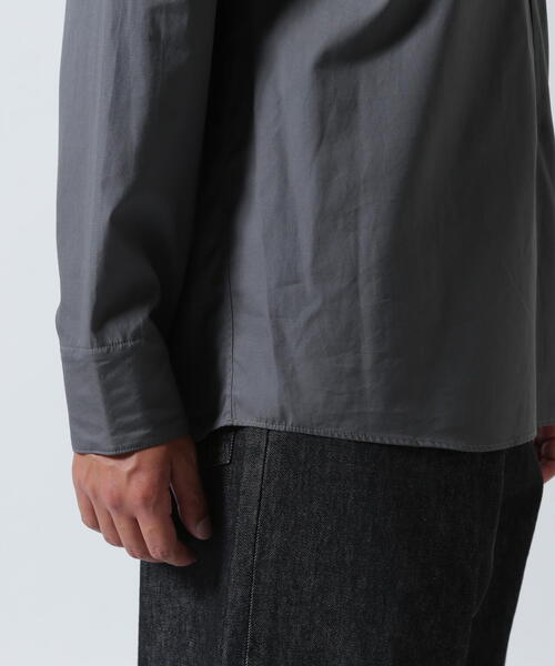 Toironier(トワロニエ)の「Toironier/トワロニエ/2Button Skipper Shirts(シャツ/ブラウス・メンズ・チャコールグレー/ブラック/ブルー・1/2)」の13枚目の写真