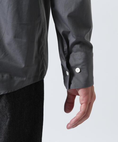 Toironier(トワロニエ)の「Toironier/トワロニエ/2Button Skipper Shirts(シャツ/ブラウス・メンズ・チャコールグレー/ブラック/ブルー・1/2)」の16枚目の写真