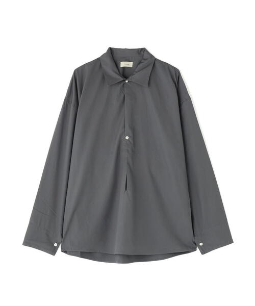 Toironier(トワロニエ)の「Toironier/トワロニエ/2Button Skipper Shirts(シャツ/ブラウス・メンズ・チャコールグレー/ブラック/ブルー・1/2)」の7枚目の写真