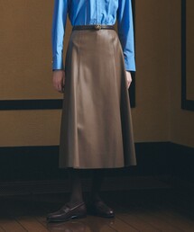 Paul Stuartブラウンスカート ブリティッシュチェック スカート(スカート)｜Paul Stuart