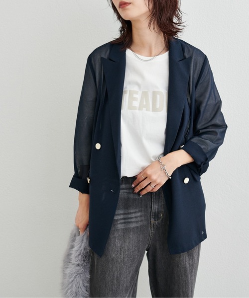 LARUTA（ラルータ）の「【LARUTA】サイドスリットBIGTシャツ（Tシャツ/カットソー・レディース・ブラウン/オフホワイト/ピンク/スミクロ・FREE）」の9枚目の写真