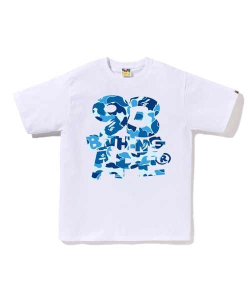 A BATHING APE(アベイシングエイプ)の「ABC CAMO 93 BATHING APE TEE(Tシャツ/カットソー・メンズ・ブラック×ブルー/ホワイト×ピンク/ブラック×ピンク/ホワイト×グリーン/ホワイト×ブルー/ブラック×グリーン・SMALL/LARGE/X-LARGE/MEDIUM/XX-LARGE/XXX-LARGE)」の3枚目の写真