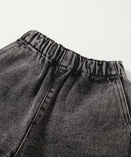 devirock(デビロック)の「ひやっとしない イージーカーブ 裏起毛デニム(デニムパンツ・キッズ・ブラック系/サックスブルー・100cm/110cm/120cm/130cm/140cm/150cm/160cm)」の8枚目の写真