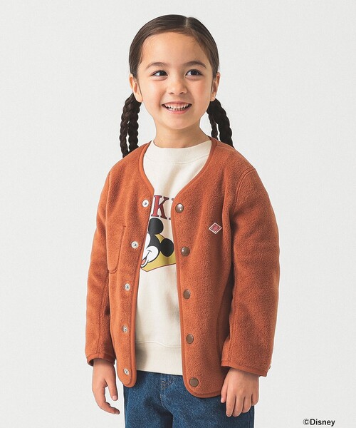 DANTON(ダントン)の「DANTON / フリース ジャケット 2025FW(105~135cm)(その他アウター・キッズ・ホワイト系その他6/ブラック/オレンジ系その他6・125/135/115/105)」の10枚目の写真