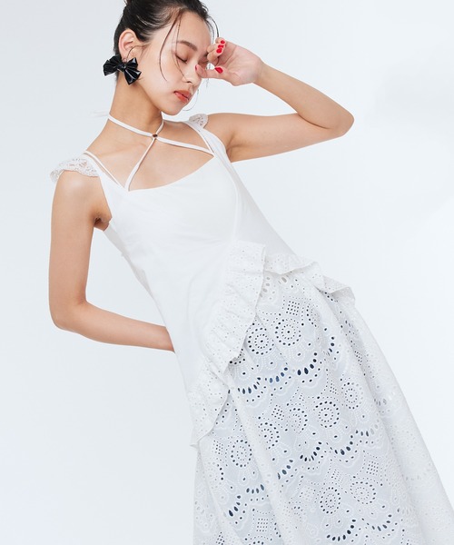 コットンレースキャミワンピース 8日限定値下げ！コットンレースキャミ