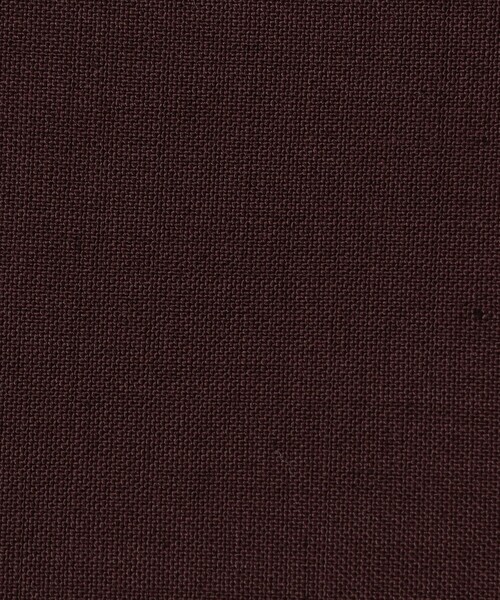 MACPHEE(マカフィー)の「ポリエステルウールストレッチ タックワイドパンツ(スラックス・レディース・ネイビー/ボルドー・36/34)」の7枚目の写真