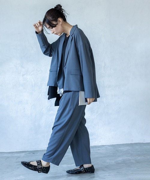 OSMOSIS(オズモーシス)の「タックパンツ(その他パンツ・レディース・グレー/ベージュ/ブラック・ONE SIZE)」の11枚目の写真