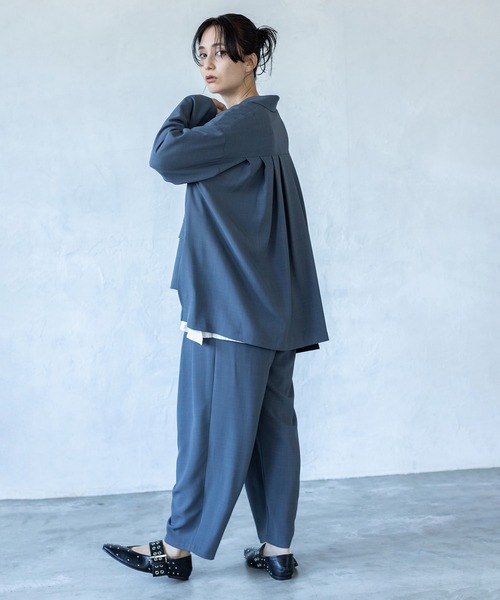 OSMOSIS(オズモーシス)の「タックパンツ(その他パンツ・レディース・グレー/ベージュ/ブラック・ONE SIZE)」の12枚目の写真