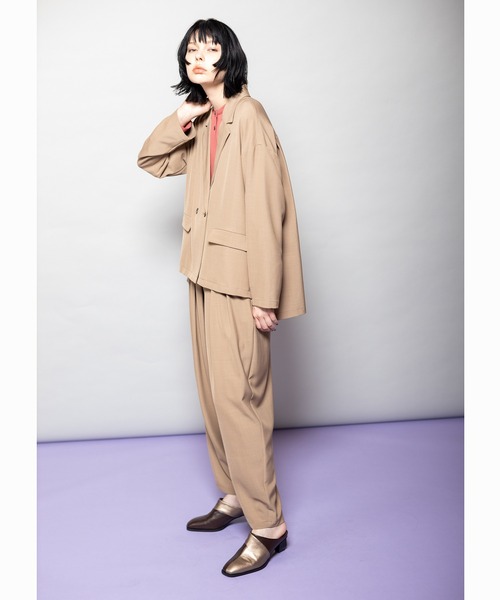 OSMOSIS(オズモーシス)の「タックパンツ(その他パンツ・レディース・グレー/ベージュ/ブラック・ONE SIZE)」の16枚目の写真