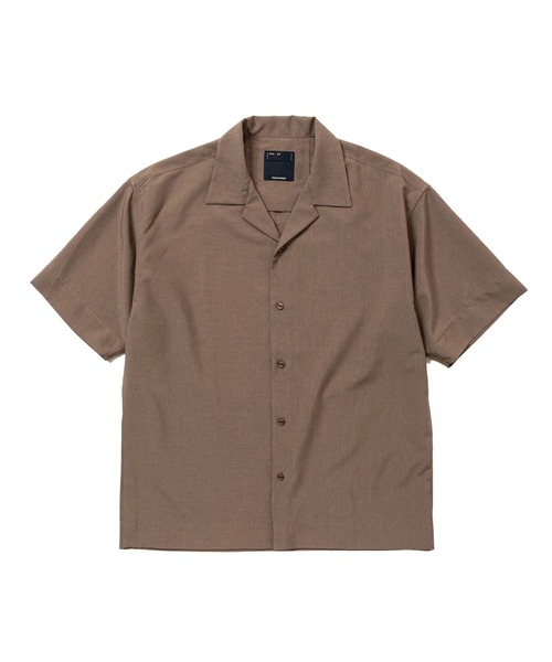 meanswhile（ミーンズワイル）の「Tropical Side Slit Open Collar SH（シャツ/ブラウス・メンズ・ベージュ系その他/オフホワイト/ネイビー・4(XL)/3(L)/2(M)）」の2枚目の写真