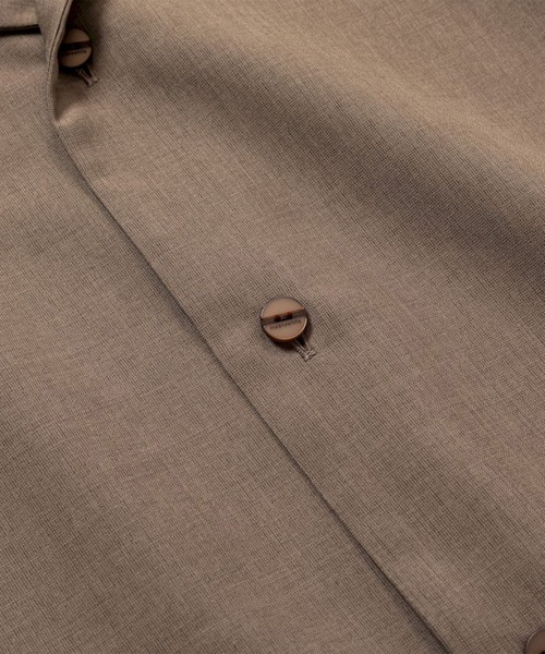 meanswhile（ミーンズワイル）の「Tropical Side Slit Open Collar SH（シャツ/ブラウス・メンズ・ベージュ系その他/オフホワイト/ネイビー・4(XL)/3(L)/2(M)）」の14枚目の写真