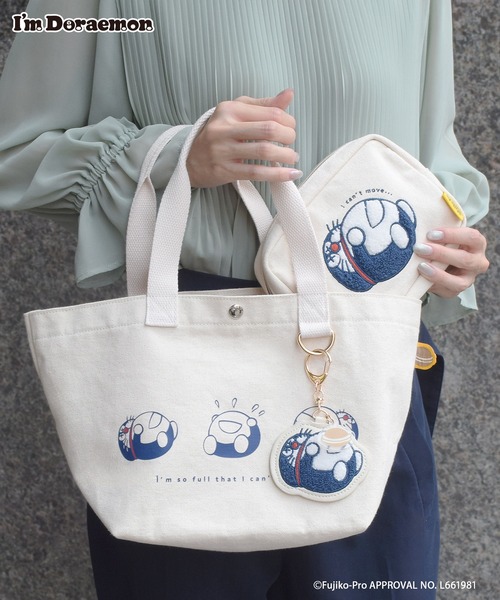 I'M DORAEMON/【WEB限定】サガラ刺繍ボックスポーチ（ポーチ