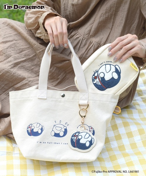 I'M DORAEMON/【WEB限定】サガラ刺繍ボックスポーチ（ポーチ