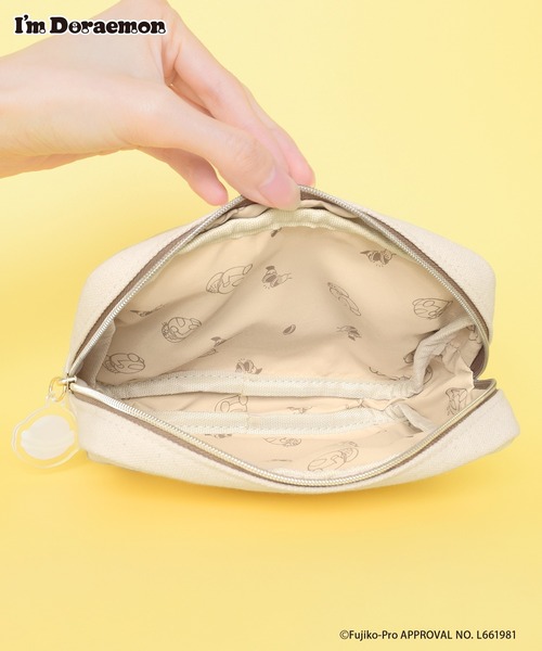 I'M DORAEMON/【WEB限定】サガラ刺繍ボックスポーチ（ポーチ