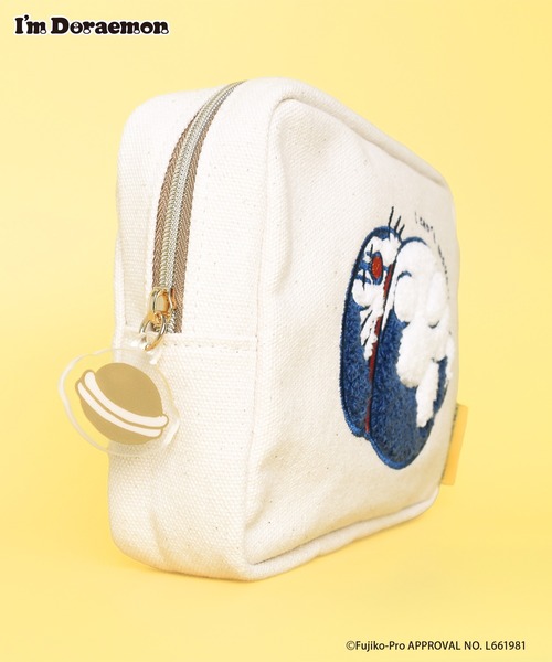 I'M DORAEMON/【WEB限定】サガラ刺繍ボックスポーチ（ポーチ