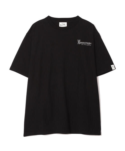 MANASTASH(マナスタッシュ)の「MANASTASH/マナスタッシュ/MANA EMB LOGO TEE(Tシャツ/カットソー・メンズ・ベージュ/ホワイト/ネイビー/ブラック・S/XL/M/L)」の8枚目の写真