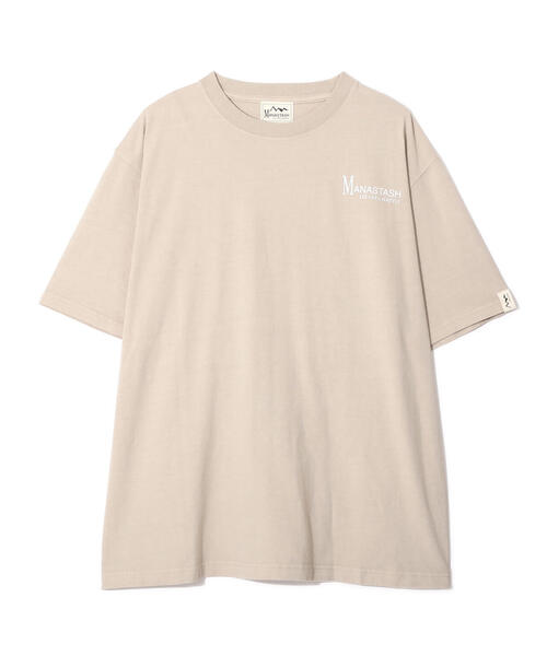 MANASTASH(マナスタッシュ)の「MANASTASH/マナスタッシュ/MANA EMB LOGO TEE(Tシャツ/カットソー・メンズ・ベージュ/ホワイト/ネイビー/ブラック・S/XL/M/L)」の16枚目の写真