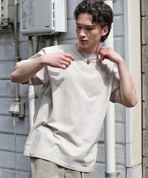 MANASTASH(マナスタッシュ)の「MANASTASH/マナスタッシュ/MANA EMB LOGO TEE(Tシャツ/カットソー・メンズ・ベージュ/ホワイト/ネイビー/ブラック・S/XL/M/L)」の17枚目の写真