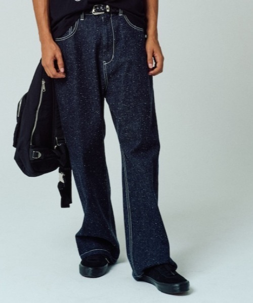 ADAM PATEK(アダムパテック)の「【ADAMPATEK/アダムパテック】nep selvedge denim ネップパンツ(デニムパンツ・メンズ・ブルー/ネイビー・2/1)」の1枚目の写真
