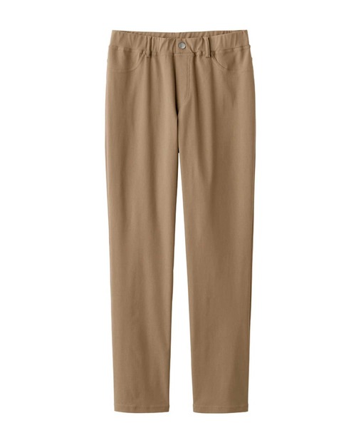 Tuche(トゥシェ)の「Tuche/トゥシェ ストレートパンツ レーヨン混素材 ストレッチ(その他パンツ・レディース・ブラック/オリーブ/ネイビー/ベージュ・MEDIUM/LARGE/X-LARGE)」の2枚目の写真