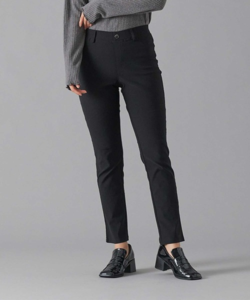Tuche(トゥシェ)の「Tuche/トゥシェ ストレートパンツ レーヨン混素材 ストレッチ(その他パンツ・レディース・ブラック/オリーブ/ネイビー/ベージュ・MEDIUM/LARGE/X-LARGE)」の8枚目の写真