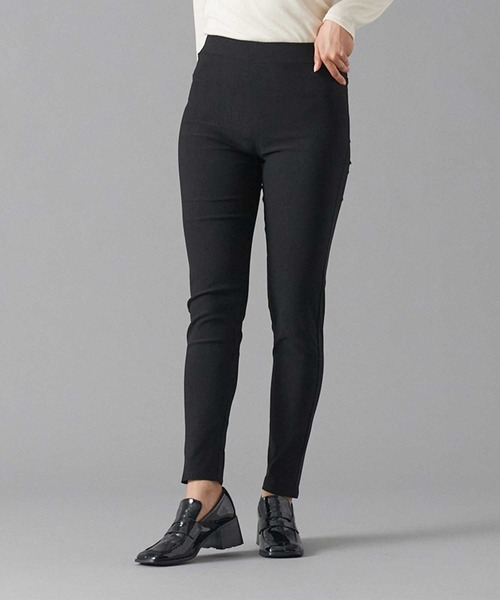 Tuche(トゥシェ)の「Tuche/トゥシェ ストレートパンツ レーヨン混素材 ストレッチ(その他パンツ・レディース・ブラック/オリーブ/ネイビー/ベージュ・MEDIUM/LARGE/X-LARGE)」の5枚目の写真
