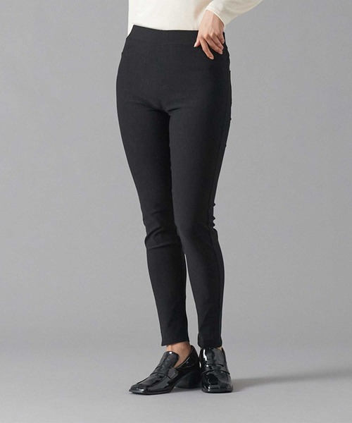 Tuche(トゥシェ)の「Tuche/トゥシェ ストレートパンツ レーヨン混素材 ストレッチ(その他パンツ・レディース・ブラック/オリーブ/ネイビー/ベージュ・MEDIUM/LARGE/X-LARGE)」の6枚目の写真