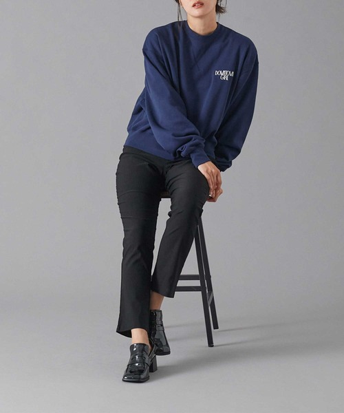 Tuche(トゥシェ)の「Tuche/トゥシェ ストレートパンツ レーヨン混素材 ストレッチ(その他パンツ・レディース・ブラック/オリーブ/ネイビー/ベージュ・MEDIUM/LARGE/X-LARGE)」の13枚目の写真