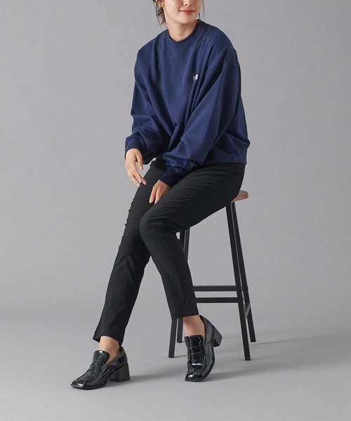 Tuche(トゥシェ)の「Tuche/トゥシェ ストレートパンツ レーヨン混素材 ストレッチ(その他パンツ・レディース・ブラック/オリーブ/ネイビー/ベージュ・MEDIUM/LARGE/X-LARGE)」の14枚目の写真