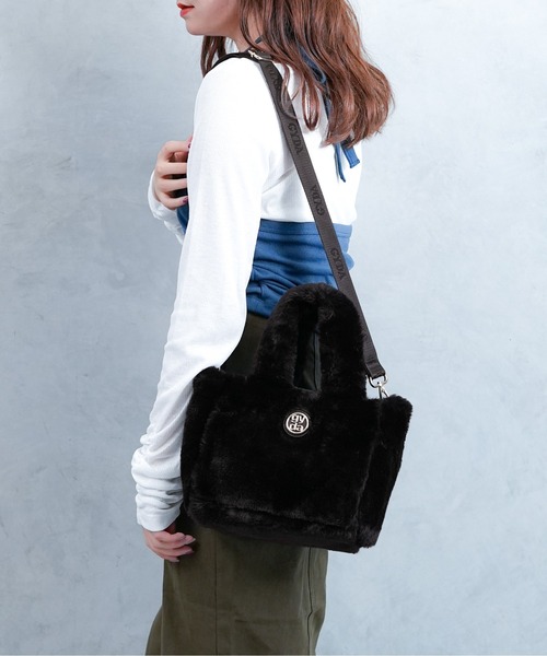 GYDA/ジェイダ】 フェイクファーバッグ（トートバッグ）｜GYDA