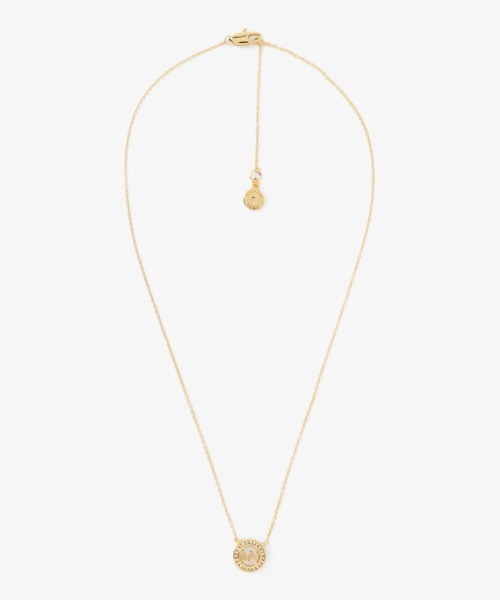 MICHAEL KORS（マイケルコース）の「サークルロゴ マザーオブパール ペンダント & スタッド ピアス セット（ピアス（両耳用）・レディース・ゴールド・NS）」の5枚目の写真