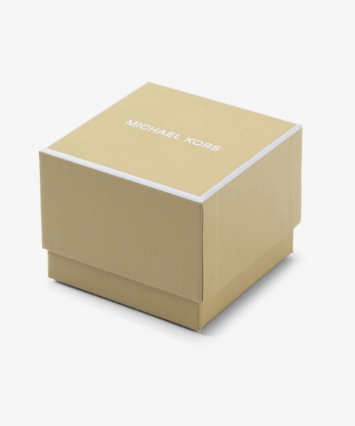 MICHAEL KORS（マイケルコース）の「サークルロゴ マザーオブパール ペンダント & スタッド ピアス セット（ピアス（両耳用）・レディース・ゴールド・NS）」の7枚目の写真