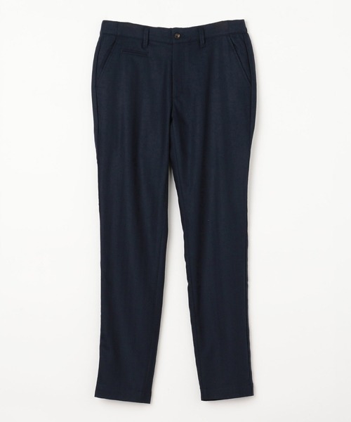 MONSIEUR NICOLE(ムッシュニコル)の「【ex/tra】ウールストレッチヘリンボン トラックパンツ(その他パンツ・メンズ・ブルーグレー/ネイビー/グレー/チャコールグレー/ホワイト・MEDIUM/LARGE/X-LARGE/SMALL)」の5枚目の写真