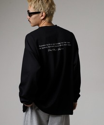 UVカット ソフトタッチ ストレッチ ワイドシルエット リブ付 ロンTEE