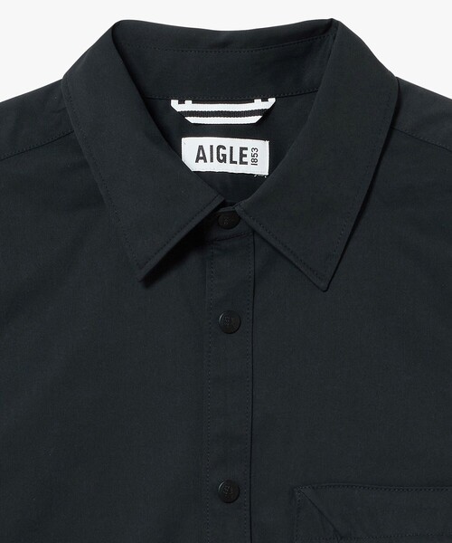 AIGLE(エーグル)の「撥水 ジップポケットオーバーシャツ(シャツ/ブラウス・メンズ・ブラック/ライトブルー・XL/M/S/L)」の13枚目の写真