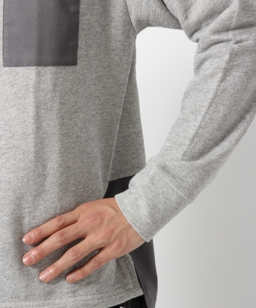 GLOBAL WORK（グローバルワーク）の「フハクキリカエポケスウェット/707169（スウェット・メンズ・グレー/ネイビー・MEDIUM/LARGE/SMALL/X-LARGE）」の15枚目の写真