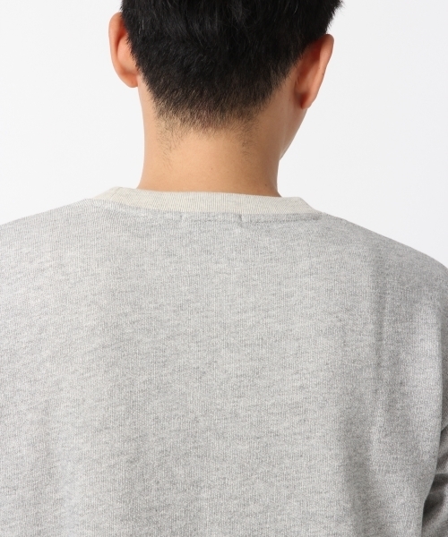 GLOBAL WORK（グローバルワーク）の「フハクキリカエポケスウェット/707169（スウェット・メンズ・グレー/ネイビー・MEDIUM/LARGE/SMALL/X-LARGE）」の12枚目の写真