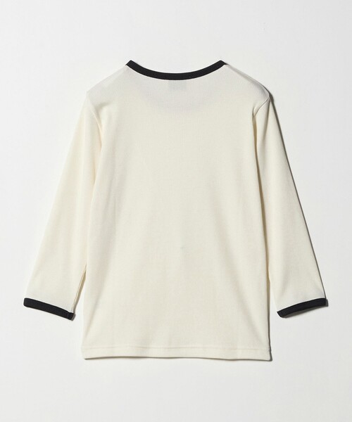 リブ バイカラー パイピング カットソー（Tシャツ/カットソー