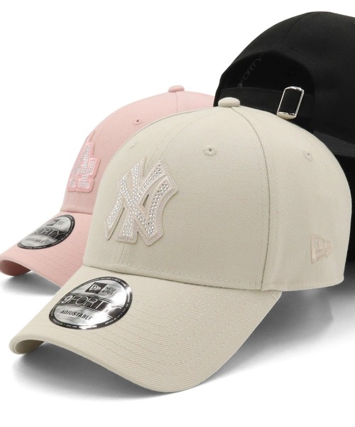 ニューエラキャップ 9FORTY ラインストーンMLB ONSPOTZ別注（キャップ