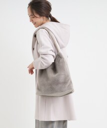 SHOO・LA・RUE | つまみハンドルフェイクファートートバッグ(トートバッグ)