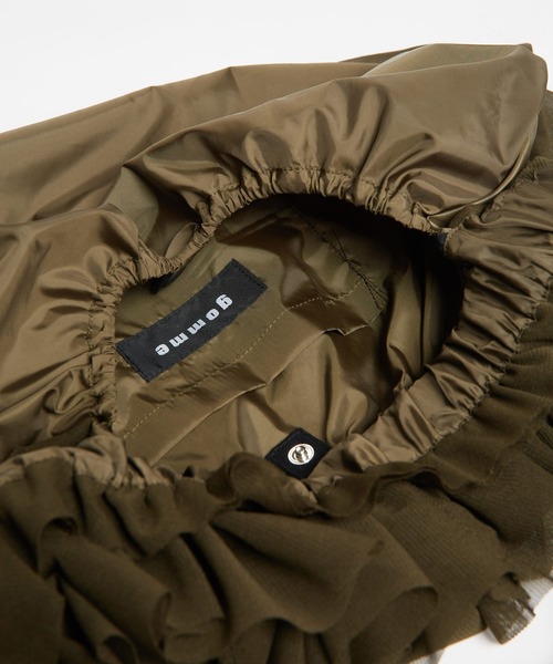 gomme（ゴム）の「フリルバッグ（ショルダーバッグ・レディース・ブラック/カーキ・FREE）」の6枚目の写真