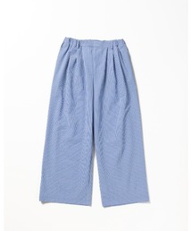 THOUSAND MILE | [L's]LONG WIDE PANTS SEERSUCKER STRIPE/ロングワイドパンツ シアサッカーストライプ(その他パンツ)