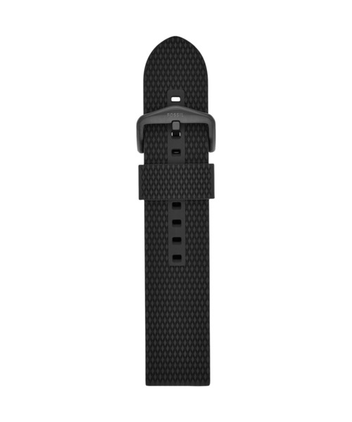 FOSSIL(フォッシル)の「フォッシル 腕時計ベルト メンズ シリコン S221430(アナログ腕時計・メンズ・ブラック・FREE)」の1枚目の写真